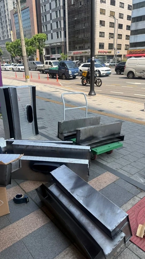 성수동 환기시공 현장 사진