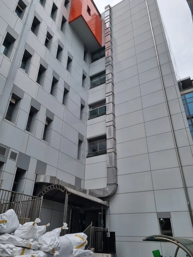 대치동 스파이럴덕트시공 현장 사진